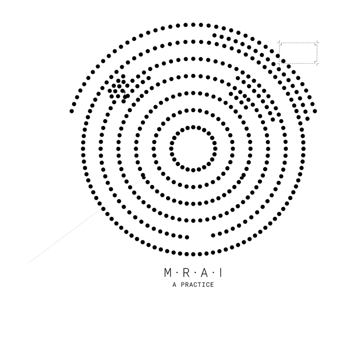 The six-ring face, black on white